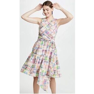 RACHEL ANTONOFF Beanie Dress Madras Plaid